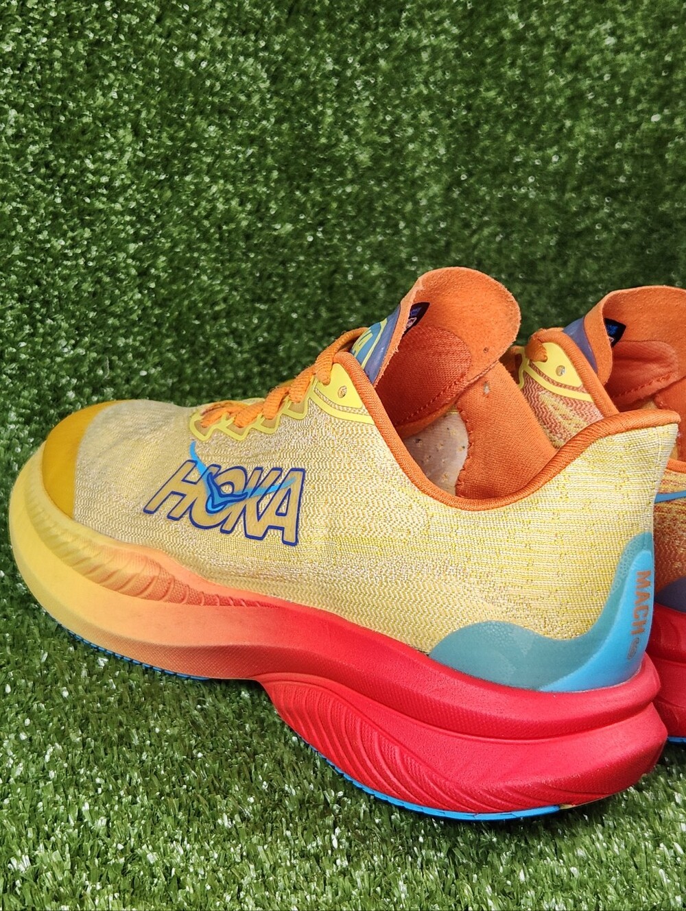 Hoka March 6 Big Boys Size 4.5 Youth Athletic Running Cushioned Shoes Sneakers - Picture 6 of 15